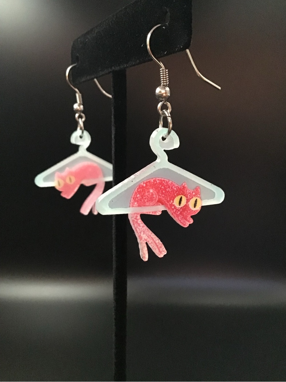 Cats On Hangers Earrings